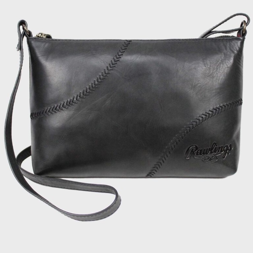 💎 Real Leather 💎crossbody everyday Rawlings baseball bag